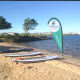 Sunshine Coast Teardrop flying banners and Flags